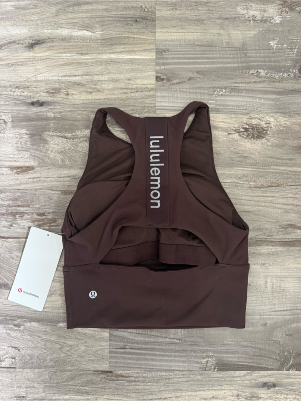 New with tags - Lululemon Everlux Shelf Tank - Size 4 - Espresso brown
